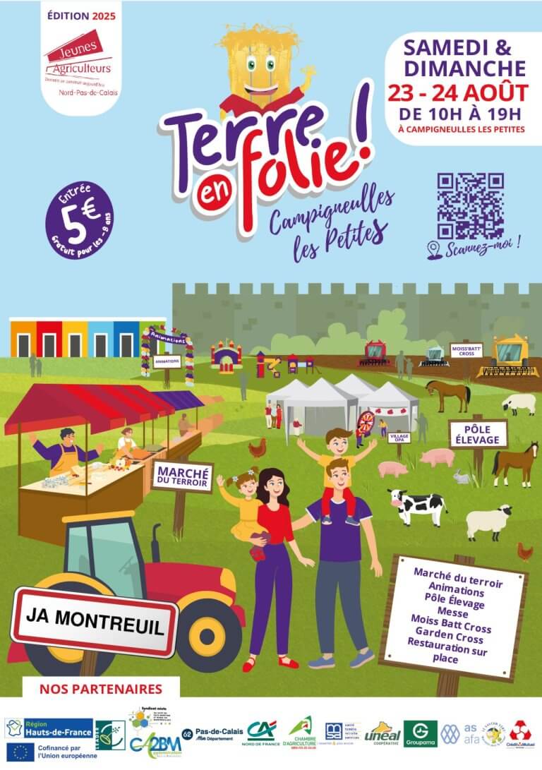 Terre en Folie 2025, notre antenne de Desvres et Saint-Pol-sur-Ternoise seront présentes !