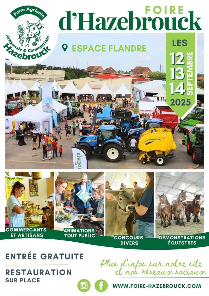 Affiche foire hazebrouck