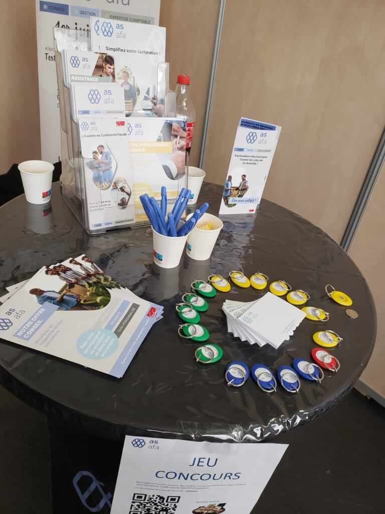 Notre stand lors de la Foire d'Hazebrouck 2025