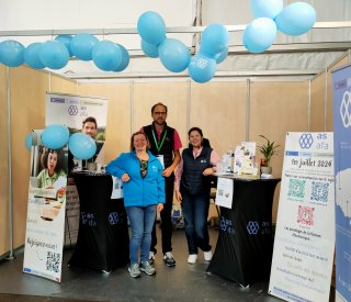 Notre équipe à la Foire d'Hazebrouck 2025