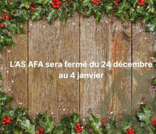 Fermeture decembre 1